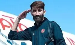 بیرانوند راهی پادگان آباده شیراز شد
