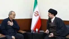 دیدار رئیس جمهور با آیت الله سید حسن خمینی