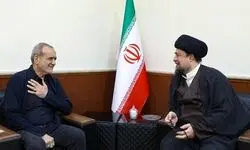 دیدار رئیس جمهور با آیت الله سید حسن خمینی