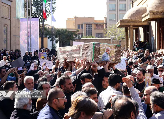 تشییع پیکر محمد کاسبی
