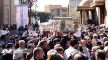 تشییع پیکر محمد کاسبی