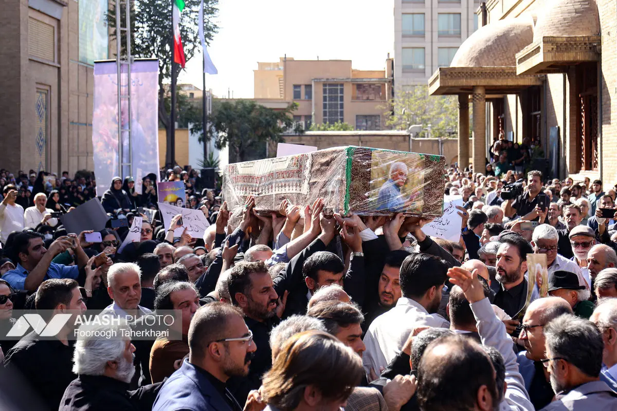 تشییع پیکر محمد کاسبی