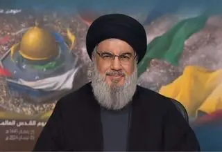 حال و هوای محل برگزاری مراسم تشییع پیکر سید حسن نصرالله 