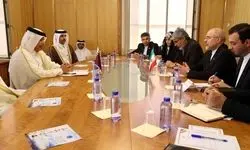 دیدار قالیباف و رئیس مجلس قطر در ژنو
