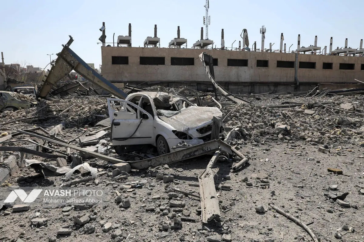 خسارات ناشی از تجاوز هوایی آمریکا و رژیم صهیونیستی به ایران - تهران /  ۱۴ اسفند ۱۴۰۴