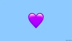 قلب بنفش معنی بدی دارد؟ 