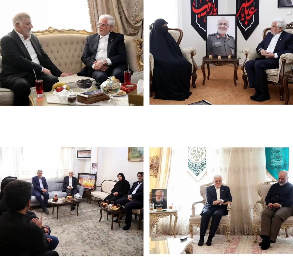 عارف به منزل شهید سلامی رفت