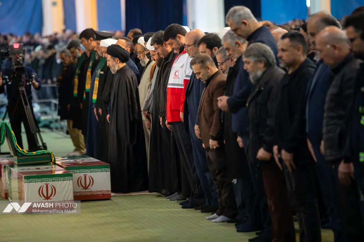 تشییع پیکر شهید اسماعیل خطیب وزیر اطلاعات